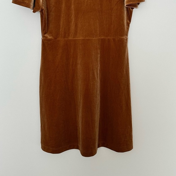 Madewell Velvet V-Neck Flutter Sleeve Dress size Large - Picture 12 of 14